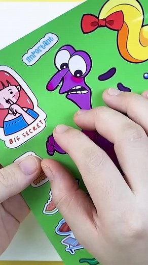 Inside Out 2: Mermaid Theme Stickers and DIY Crafts