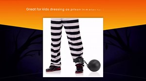 Skeleteen Prisoner Ball and Chain - Prisoner Costume Accessories Prop - 1 Piece