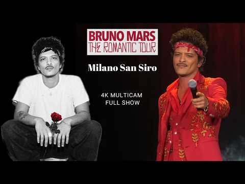 BRUNO MARS - Romantic Tour 2026 - Full Show Live in Italy, Milano San Siro 4K Multicam #brunomars