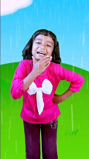 "The rain has come Cham Cham Cham | Fun Hindi Poem & Rhymes for Kids | Barish Aayi Cham Cham C...