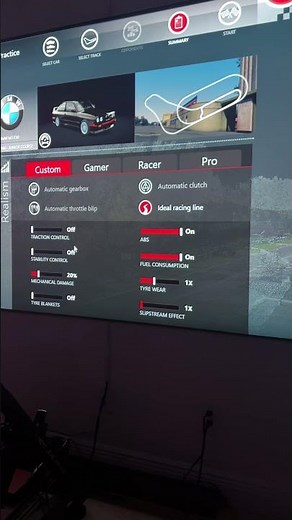 Assetto Corsa Realism Settings for Learning Manual (Sim Racing Setup)