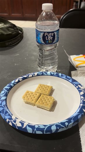 Here's Myself Eating Austin Peanut Butter Crackers For Dessert Yesterday Last Night, Guys!