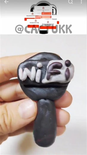 I made Sprunki OC Wi-Fi using clay! #incredibox #sprunki #plasticine #clayart ‎⁨‪@cactukk‬