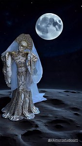 4.4K views · 162 reactions | Moon Goddess. Wearable sculpture inspired by Russian folklore. Available for booking at Art galleries, events. Dm for collaborations. Costumes on this page are not for sale. | Kikimora Studio | Facebook