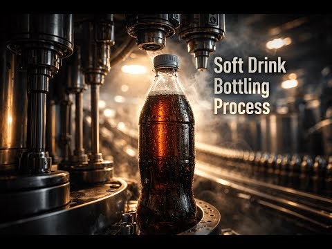 Inside the Soft Drink Factory: From Water Treatment to Automated Bottling (Full Process)