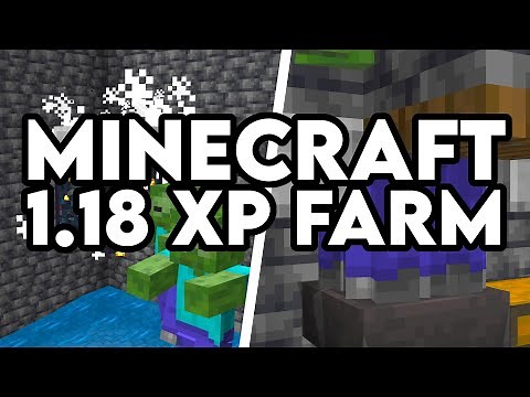 EASY 1.18 Zombie and Skeleton Spawner XP Farm For Minecraft Bedrock & Java