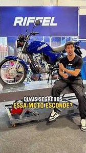😮Riffel cortou uma CG para mostrar por dentro, dá uma olhada #motos