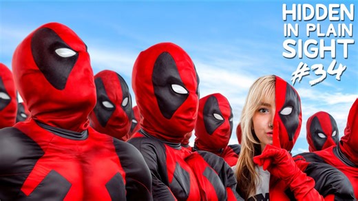 You'll never guess where she's hiding