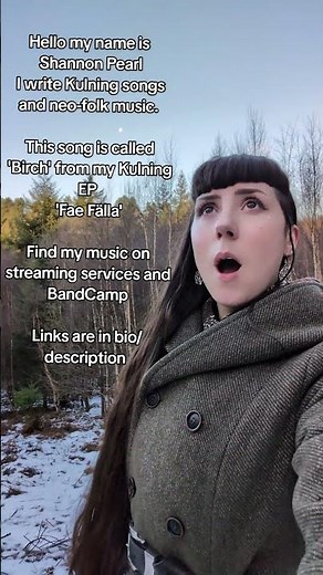 I write Kulning songs 🍃 https://shannonpearl.bandcamp.com/music #kulning #neofolkmusic