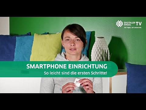 Digitaler Engel - Smartphone set-up for senior citizens: The first steps