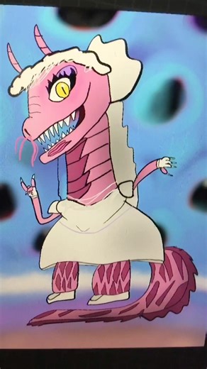 Drawing all Season 8 Masked Singer Characters: Bride