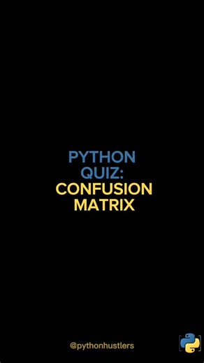 Python | Coding | Quizzes on Instagram: "🤯 What's a "False Negative" and why is it the most dangerous type of error in some ML models? . We've all seen headlines about model accuracy, but that's not the whole story. The confusion matrix breaks down the types of errors. A False Negative (e.g., a medical test saying you're healthy when you're not) can be catastrophic, and knowing how to find it is a critical skill. . Check out my FREE Telegram in bio to learn how to evaluate your models correctly