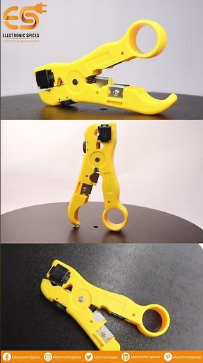 HT-352 Universal Cable Stripper Cutter Flat or Round UTP Cat5 Cat6 Wire Coax Coaxial Stripping Tool