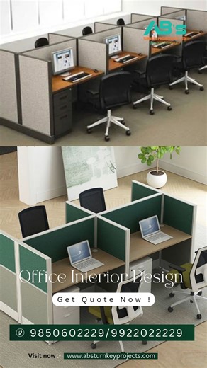 AB's Turnkey Projects Pvt Ltd on Instagram: ""AB's Turnkey Projects Private Limited Office Furniture & Interior Turnkey Solution in Pune, Maharashtra, India." Services :- Desking Linear Workstation 120 Degree Workstation Executive Desk Height Adjustable W/s Folding Table Manager Cabin Table Conference Table Discussion Table Reception Table Storages & Pedestals Metal Storages Executive Work Table Cafeteria Table Office Pod Office Chairs Netted High Back Chairs Cushion High Back Chairs Netted Mid 