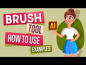 PAINTBRUSH TOOL. ADOBE ILLUSTRATOR. HOW TO USE + EXAMPLES