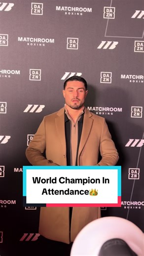 World Champion Kosh Jelly at the Boxing Event