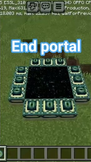 how to make end portal in #minecraft