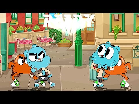 GUMBALL and DARWIN vs GUMBALL and DARWIN | AMAZING FIGHT on SESAME STREET | FUNNY GAMING