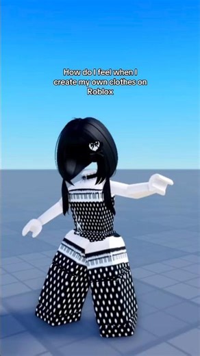 How do I feel when I create my own clothes on Roblox #robloxtrend #robloxoutfitsideas #catalogavatar