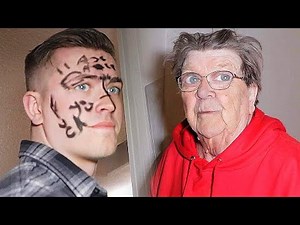 PERMANENT SHARPIE PRANK ON GRANDSON!