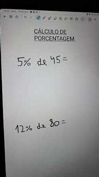 Cálculo de PORCENTAGEM em segundos!!! fácil e rápido 🔥🔥🔥