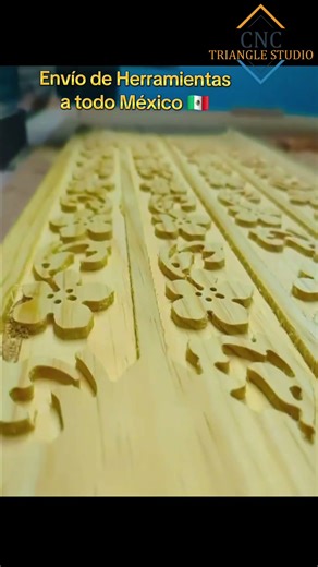 Fabricando marco floral 2D en router CNC usando herramientas TriangleStudio 🔧