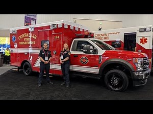 Braun Chief XL Ambulance from Corvallis Fire Dept at FDIC 2022