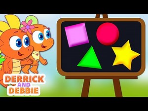 Shapes Song | Kids Learning Video | Educational Song | Derrick and Debbie