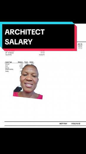 Professional Architect salary with a Masters Degree #lifereset_za #careertok #careertips #salarytransparency #SalaryChallenge #salarynegotiation #salaries #Architect #architecture