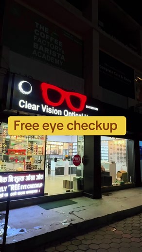 Free Eye Checkup at Clear Vision Optical House
