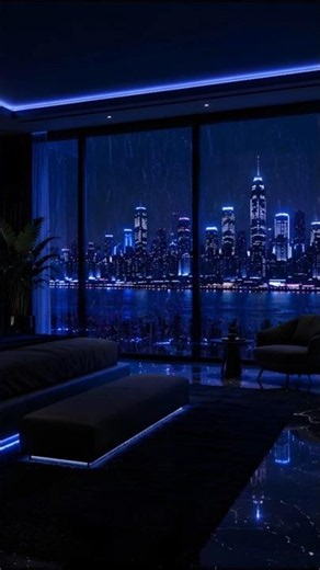 Urban Rain 3H | City Night View + Rain Sounds for Deep Sleep