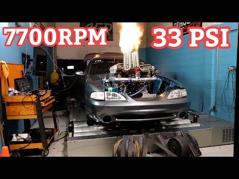 Eight Turbo Mustang Hits The DYNO!