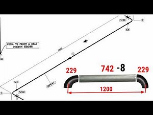 How to find out cut length of pipe in pipe spool
