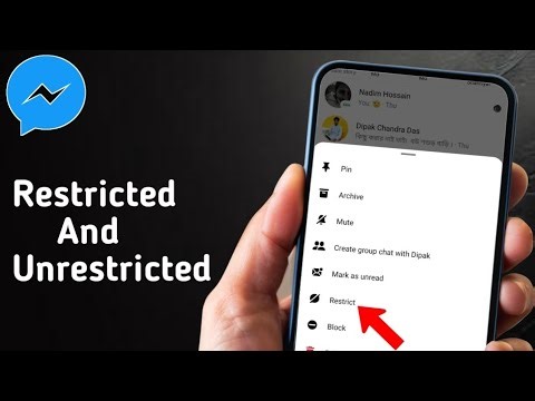 How To Restricted & Unrestricted Someone On Messenger