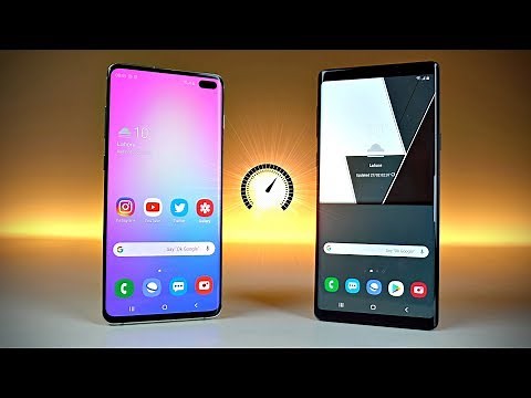 Samsung Galaxy S10 Plus vs Galaxy Note 9 - Speed Test!