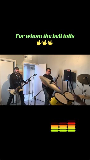 For whom the bell tolls, #metallica #cover #music #rock #guitar #drums #bass #livestream