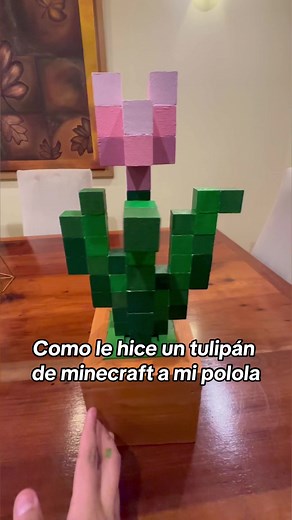 Cómo hacer un tulipán de Minecraft para mi polola
