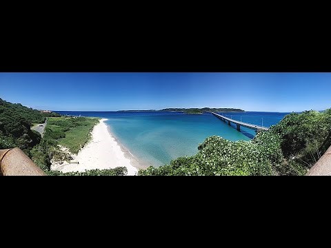 角島大橋展望台から見る360度の展望