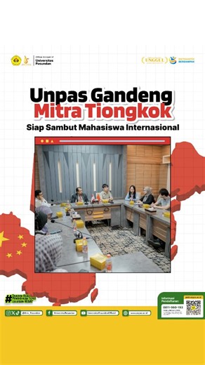 Universitas Pasundan (Unpas) | Unpas x Hefei Parida Education Technology China Sampurasun Wargi Unpas! Unpas dan Hefei Parida Education Technology China telah sepakat... | Instagram