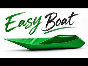 How to Make a Paper Boat that Floats - Origami Boat