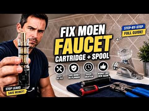 How to Replace a Moen Bathroom Faucet Cartridge