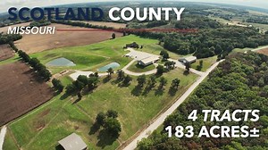 –Upcoming Scotland County, Missouri Land Auction for Wells Ranch; Bruce E. Wells. Selling 183 acres± (subject to survey) in 4 tracts on October 31, 2025. Tracts 1, 2, and 4 are located approximately 1.5 miles south of Bible Grove, Missouri, on Old Trail Road/County Road 355. Physical Address of Tract 1 is 28065 County Road 355, Baring, Missouri. Tract 3 is located in Bible Grove, Missouri, on State Route T and County Road 357. All tracts are approximately 15 miles southwest of Memphis, Missouri,
