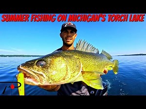 Summer Fishing on Michigan's Torch Lake