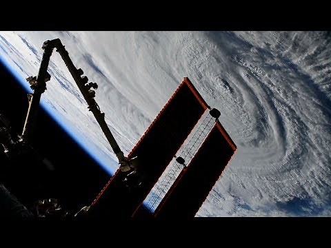 Landfall of Hurricane Florence From Space