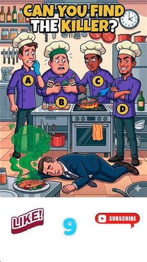 Can You Find the Killer? 🕵️ Only 1% Can Solve This Poison Mystery! 🤯 | Brain Test #Shorts
