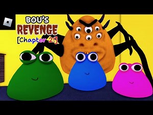 BOU'S REVENGE Chapter 2 [Roblox] + all ending : roblox mascot horror gameplay walkthrough