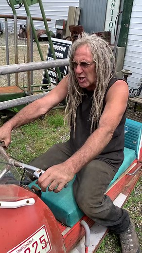 Mike's Never Too Old to Make Car Noises🚗 #rustworldtv #rustbros #rustvalley #rustvalleyrestorers #mikehall #antique #snowmobiling #carstartup #