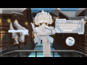 PLAYING MM2 WITH SNOWSTORM SET + GIVEAWAY CLOSED | Keyboard ASMR