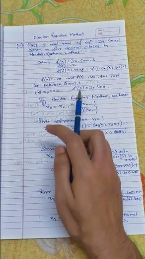 ​Newton-Raphson Method: Formula & Step-by-Step Procedure