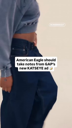 @gap has launched a new campaign #betterindenim just weeks after the controversial @americaneagle and @sydney_sweeney campaign. People are saying that the new ad is a direct response towards American Eagle, with Gap promoting inclusivity, diversity and joy through denim, especially with the use of Kelis’ “Milkshake” as the soundtrack, including the line “Damn right, it’s better than yours”, which seems to throw shade at American Eagle. Gap has spotlighted @katseyeworld , a dance group that debut